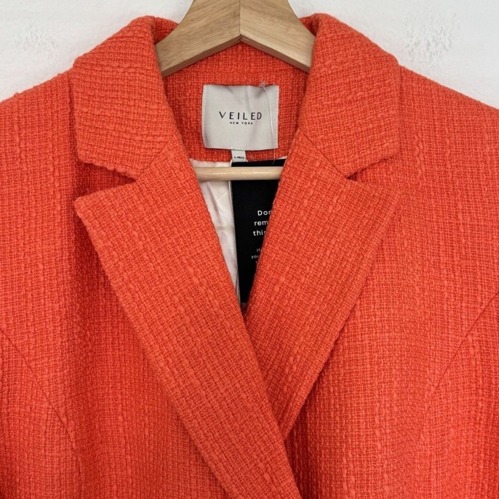 Chic Orange Blazer NWT - Picture 4 of 16